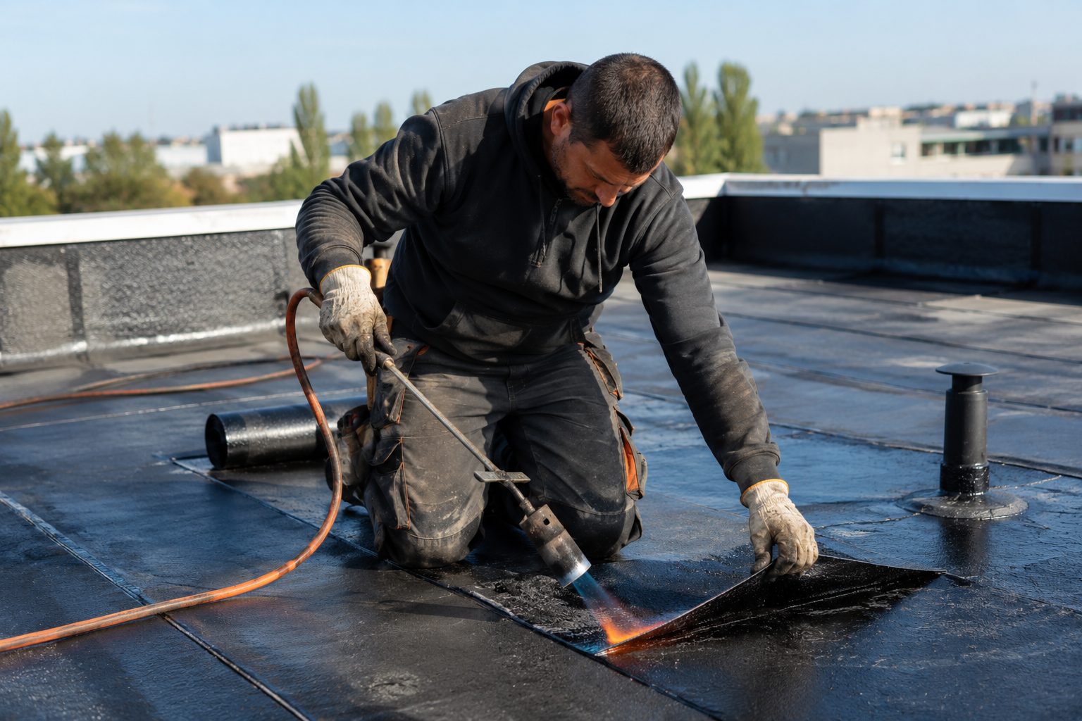 Travaux d'étanchéité