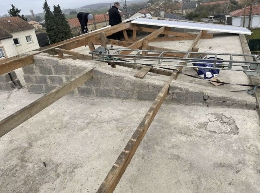 Charpente : structure béton
