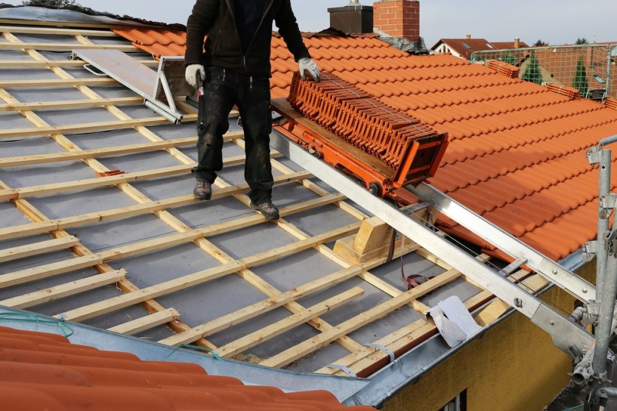 Toiture : chantier